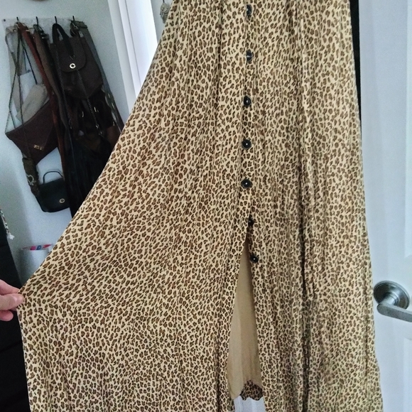 Leopard print Anthropologie dress sz 0 - Picture 3 of 15